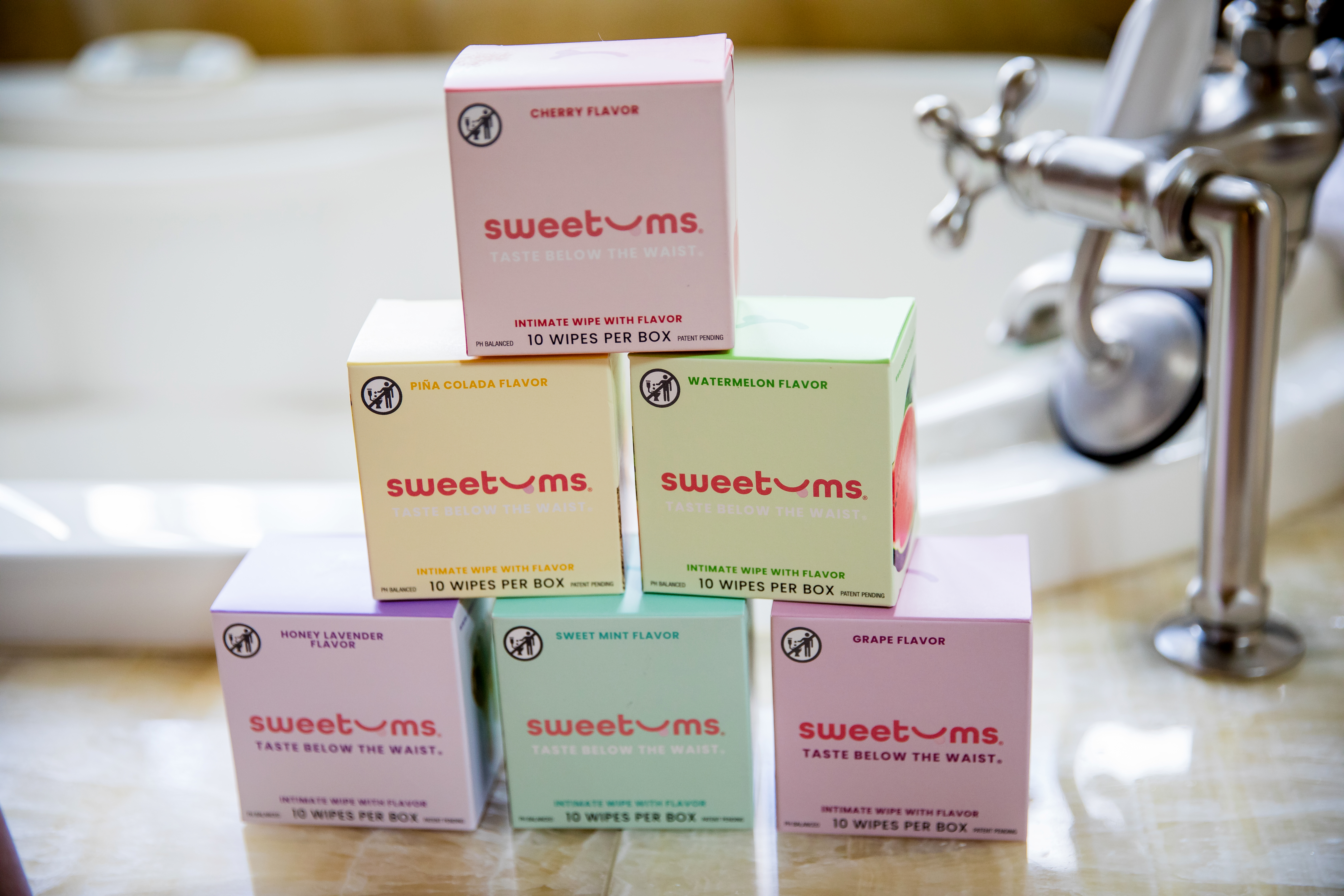 Sweetums Flavored Body Wipes