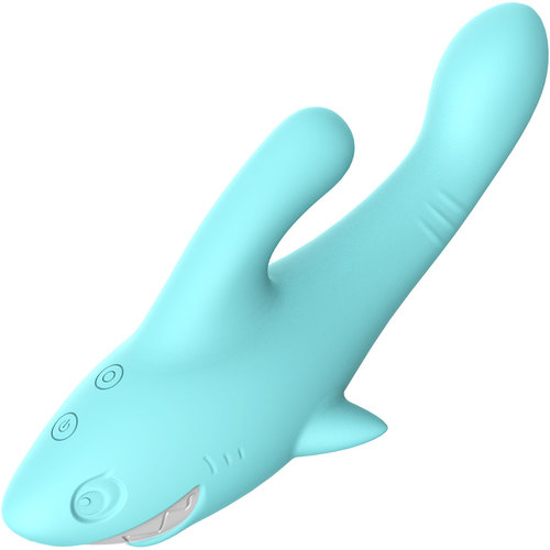 Emojibator The Shark Inflatable Dual Stimulator