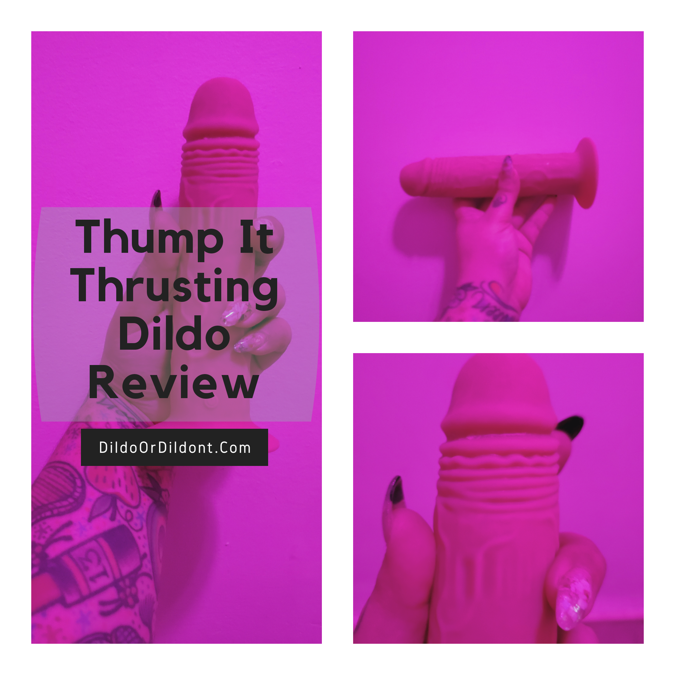 Thump It 7X Remote Control Thumping Dildo Review - Dildo or Dildont
